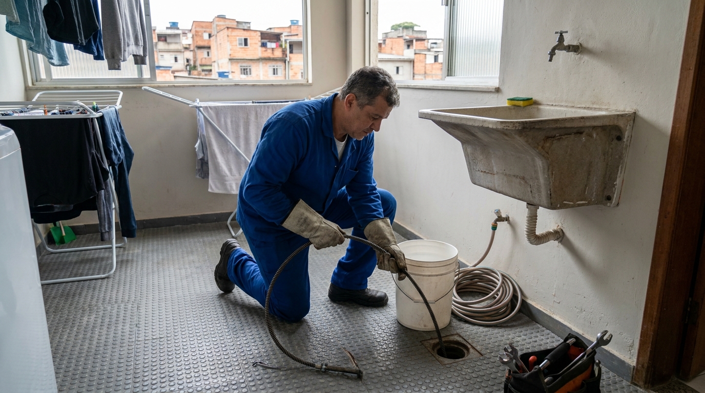 Desentupimento de Ralos Externos no Centro, Blumenau‑SC